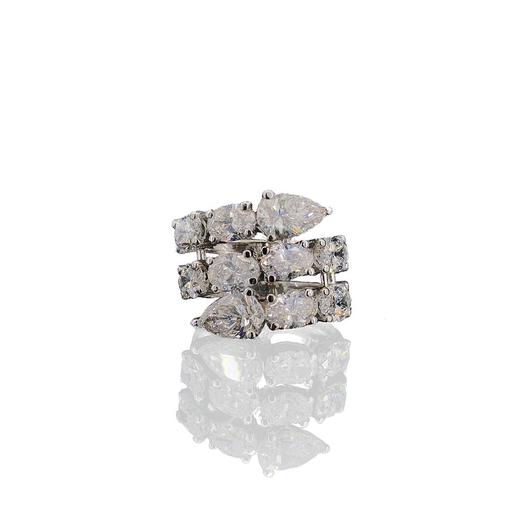 La DiaMantés | Wide Band Diamond Eternity Ring